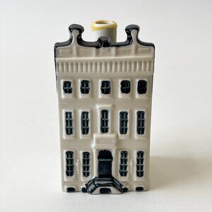 KLM Airlines Dutch Blue Delft House by BOLS #83 Amsterdam 2002 Empty